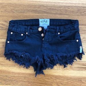 One Teaspoon Black Bonitas size 24